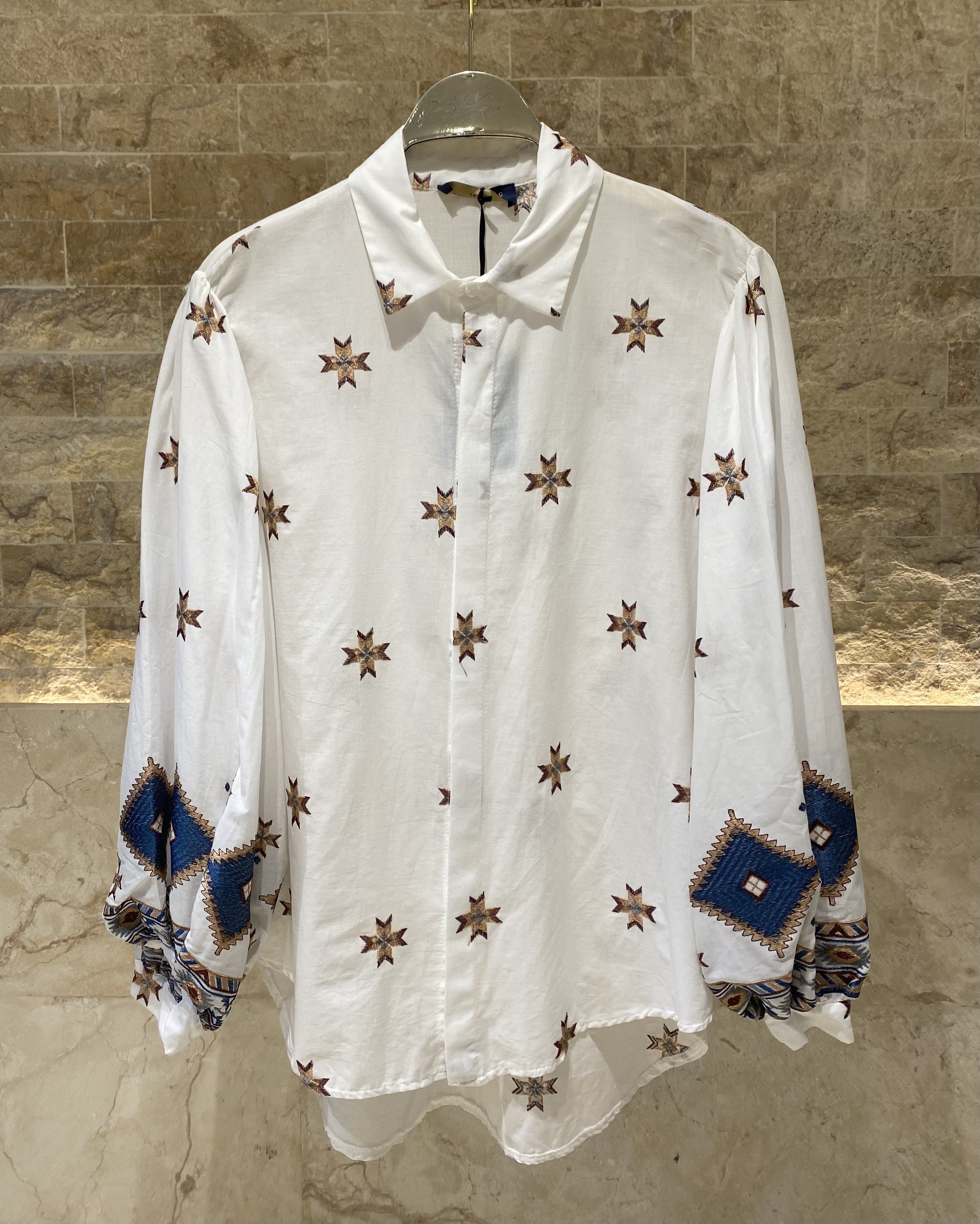 Star Embroidered Shirt TDM50722