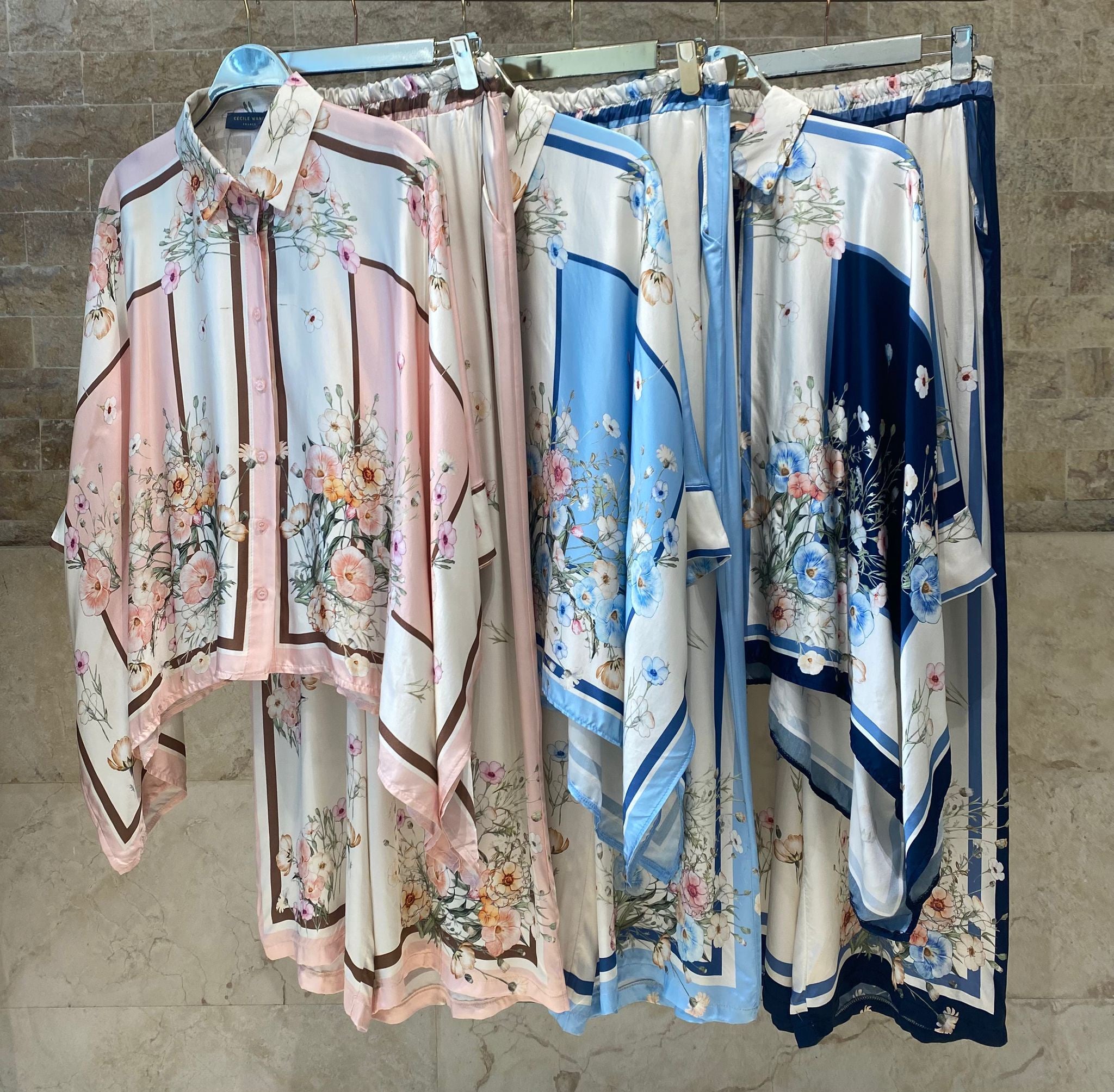 Satin Cape Shirt and Pants KD8871/99VS-6