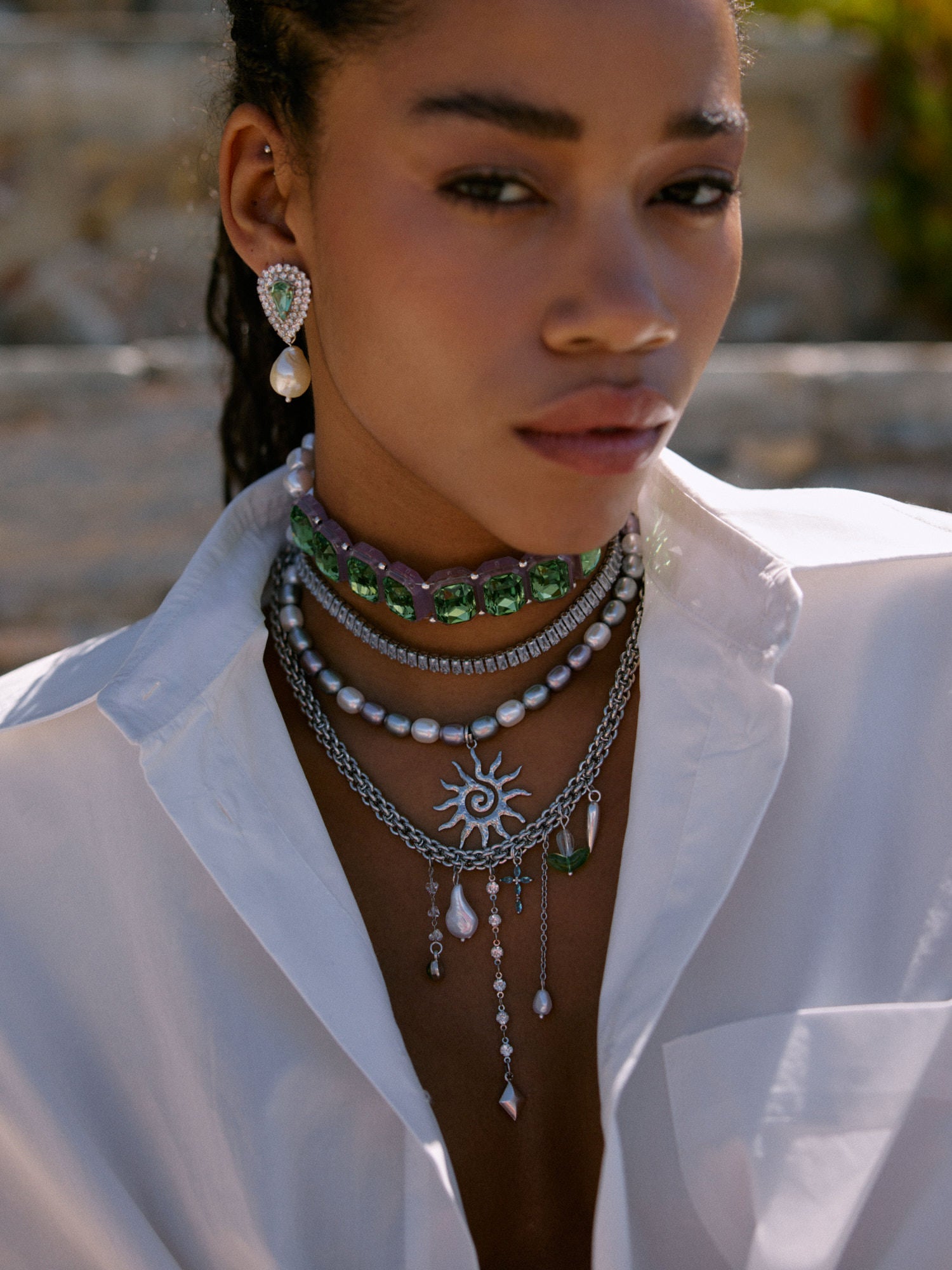 Aqua Kiss Necklace