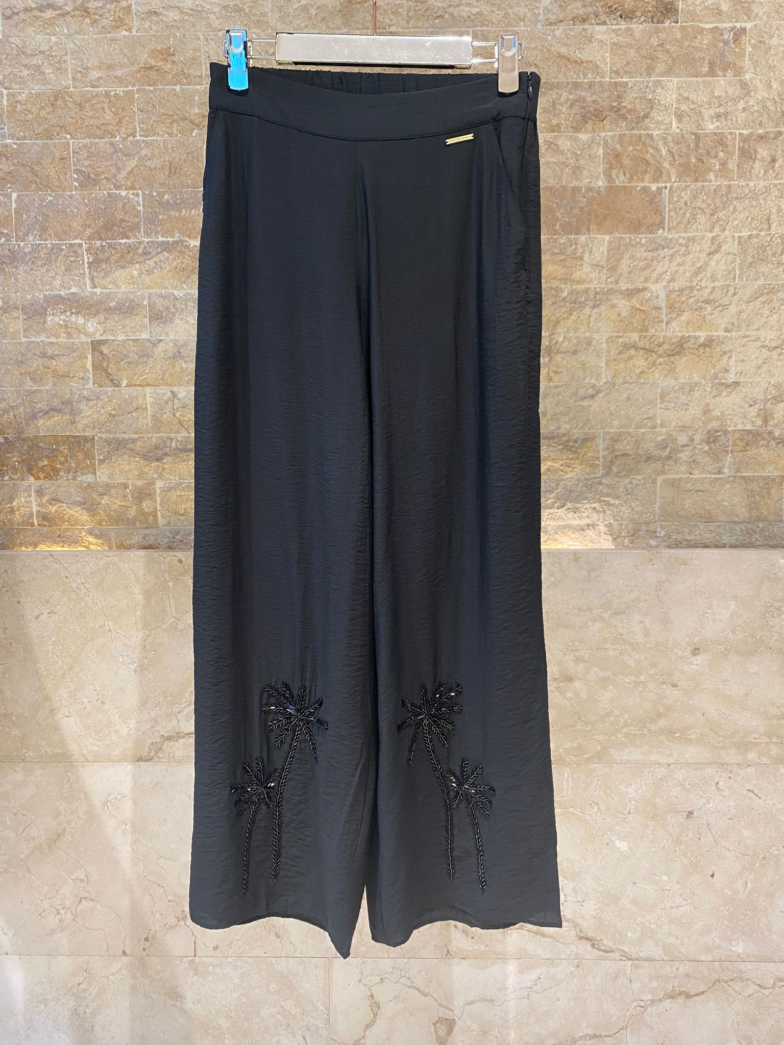 Embroidered Beads Detailed Top and Pants LS2615009/4005