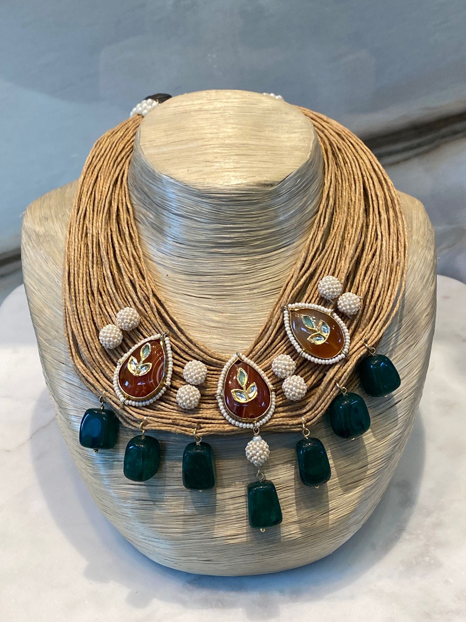 MOD 35C Cord Necklace قلادة الحبل - Brown Loft