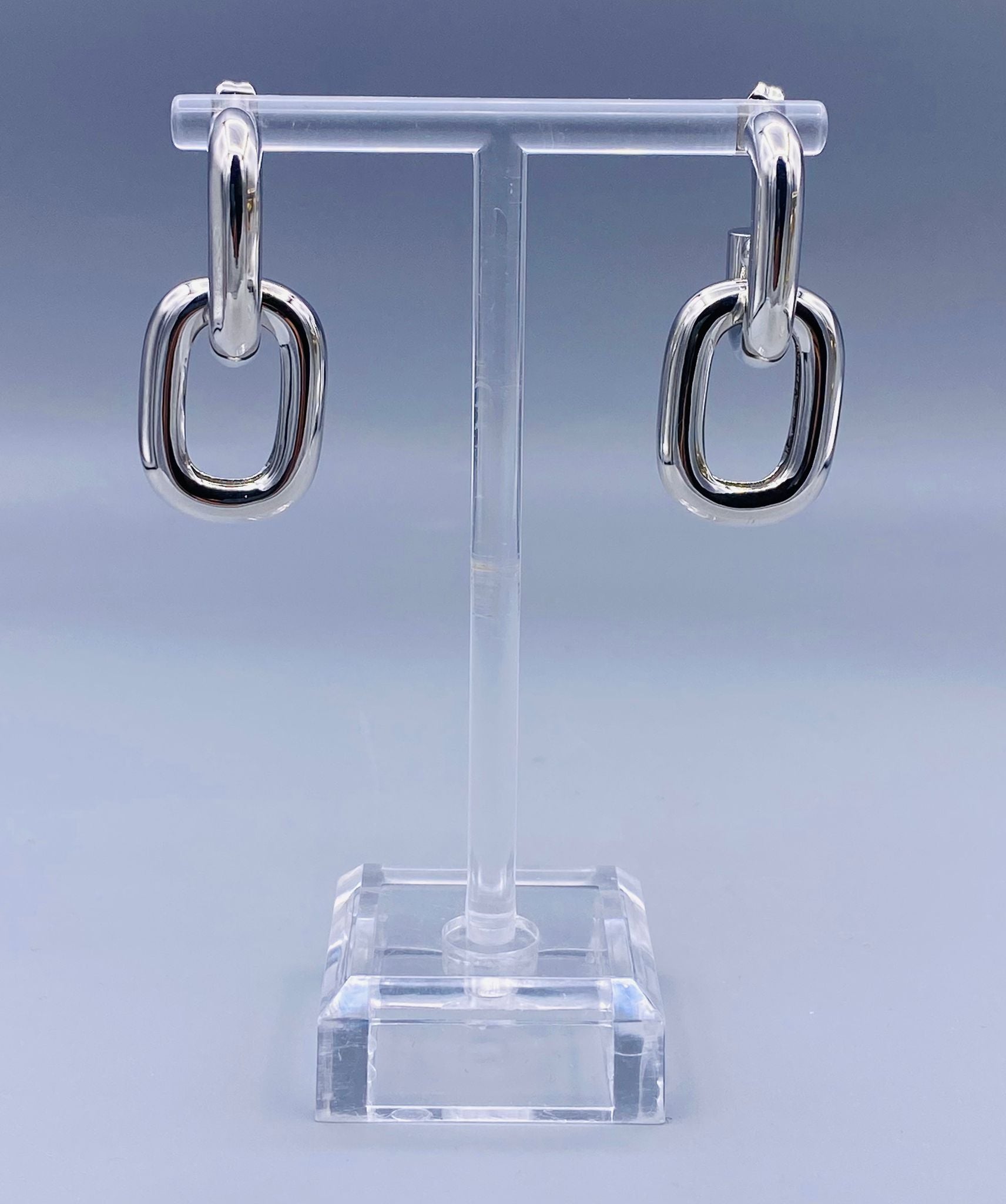 Oval Link Earrings - NF1064E-2