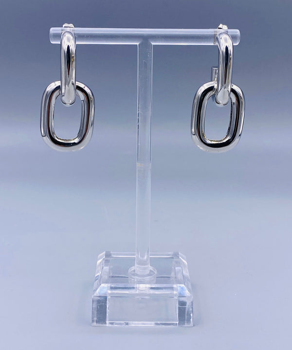 Oval Link Earrings - NF1064E-2