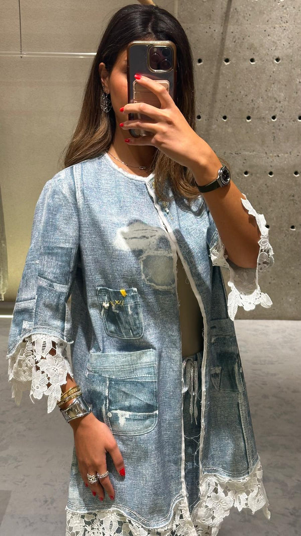 Long Denim Jacket - ZC9/H331