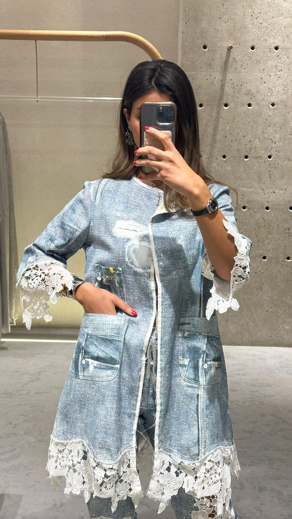 Long Denim Jacket - ZC9/H331