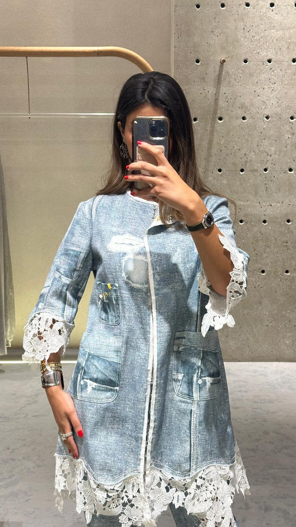 Long Denim Jacket - ZC9/H331