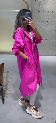 Hoodie Oversized Coat - MS2401004
