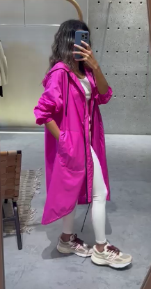Hoodie Oversized Coat - MS2401004