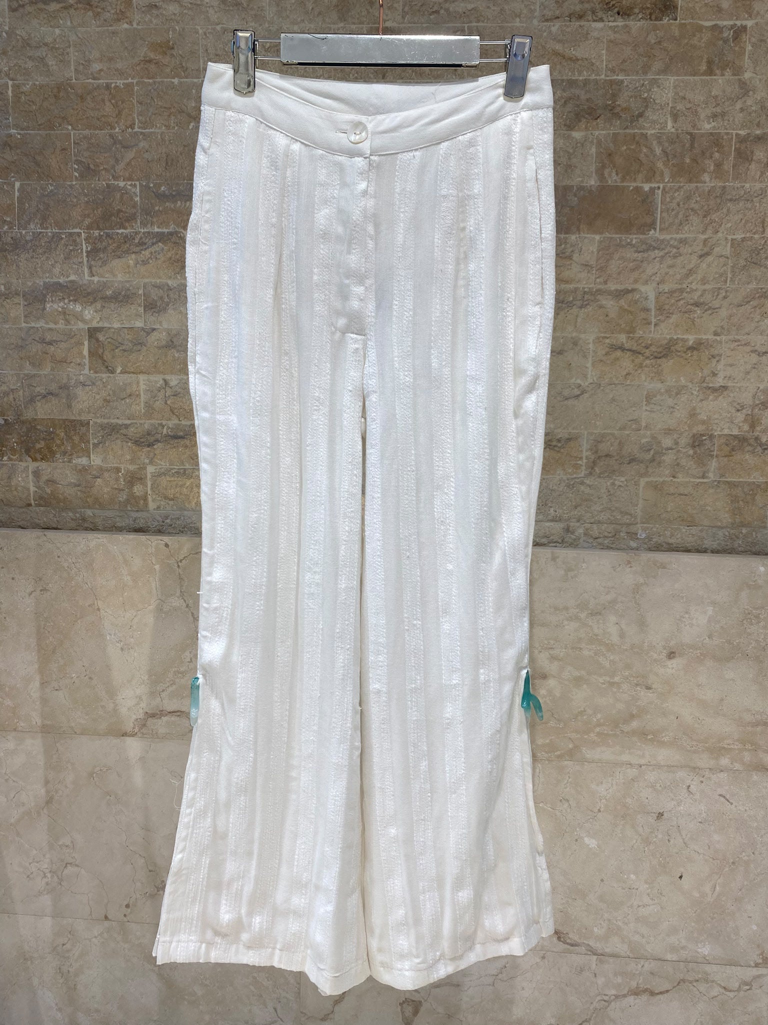 Sea Muse Wide Leg Cotton Pants بنطال قطني واسع الساق