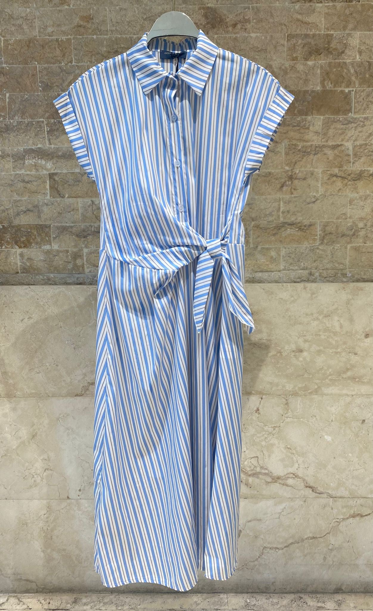 Striped Midi Dress TDM23824-7 فستان ميدي مخطط