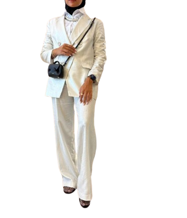 Shimmery Linen Jacket and Pants