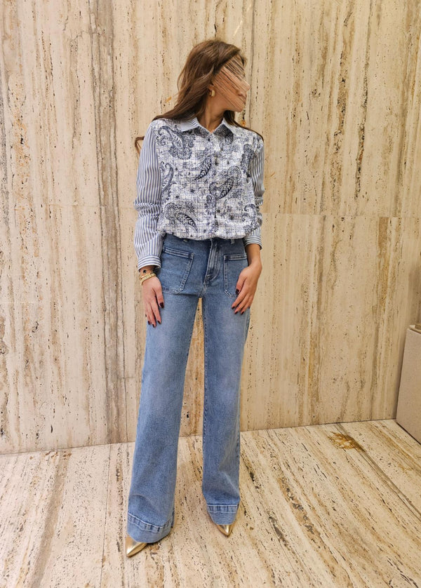 Straight Cut Denim Jeans - SD9181