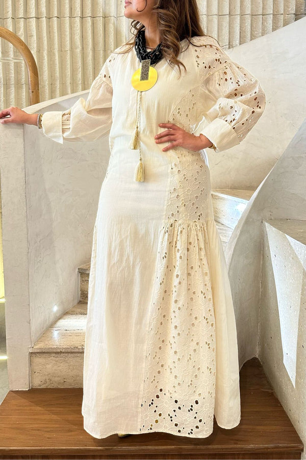 Long A Line Kaftan Dress - AWS2-591