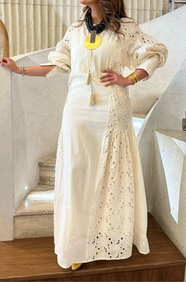 Long A Line Kaftan Dress - AWS2-591