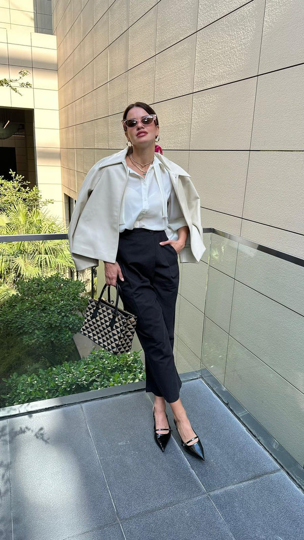 High Waist Rise Pants - COB0P6020