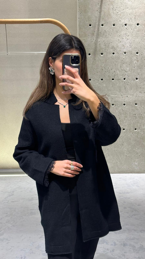 Wool Long Coat - EA-24W525