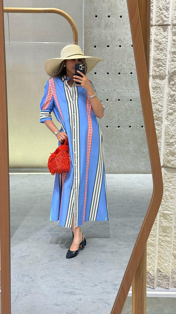 Mido Collared Shirt Dress