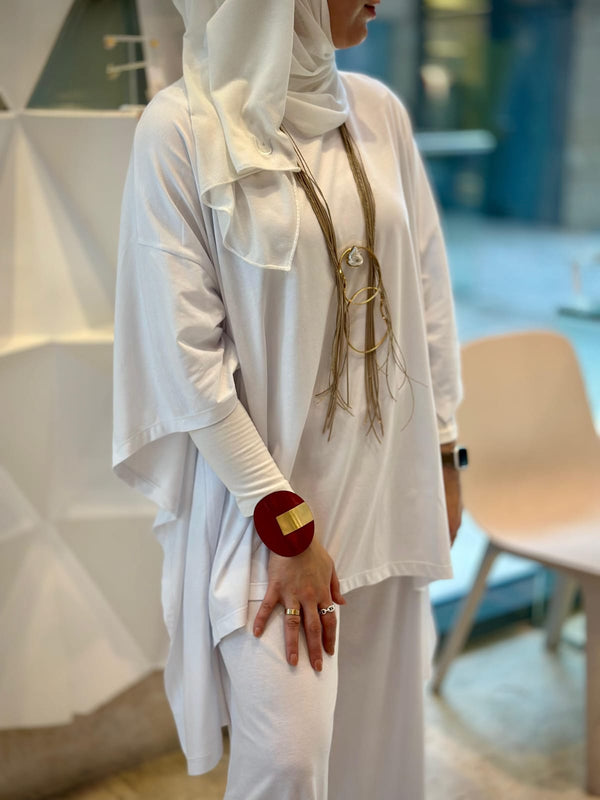 Long Back Cotton Top - 8301.1014
