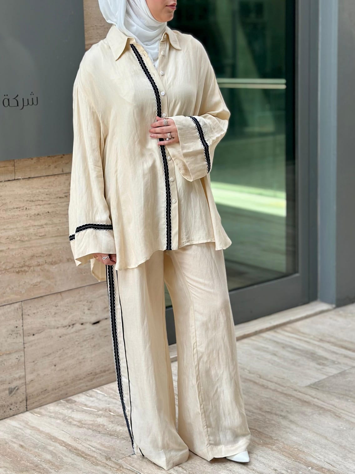 Wide Leg Linen Pants - 8301.2057 - Brown Loft