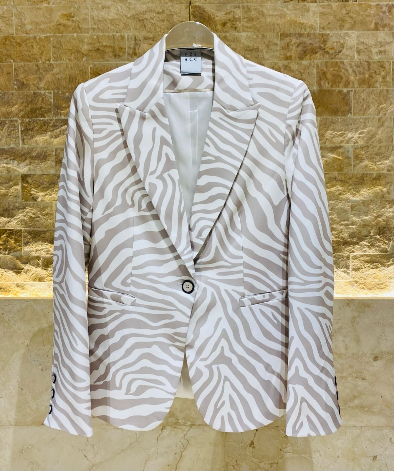 Zebra Print Jacket - 43-1076