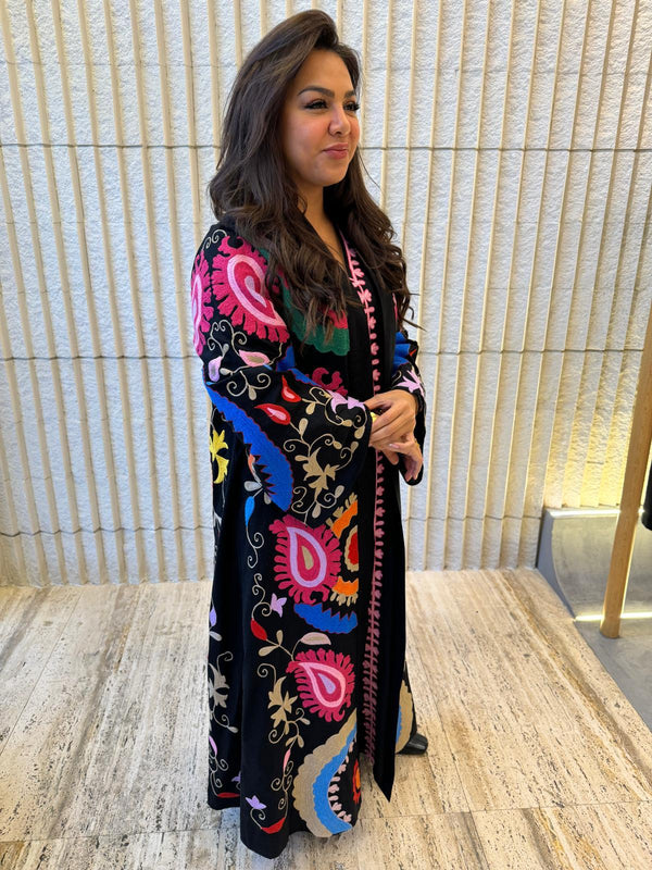 Embroidered Dress and Kaftan - AWS2-814