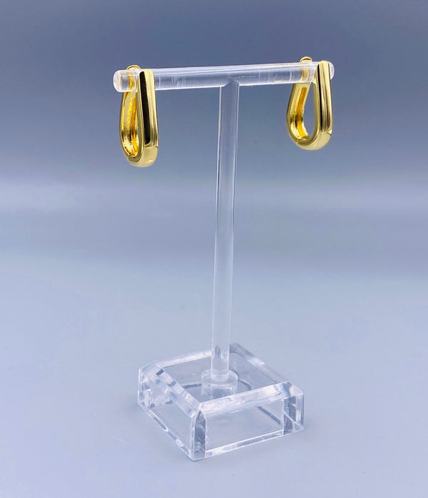 U Shaped Earrings - NF1064E-1