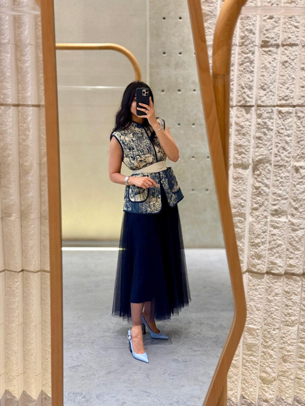 KD7293 Safari Jungle Print Vest سترة طباعة سفاري