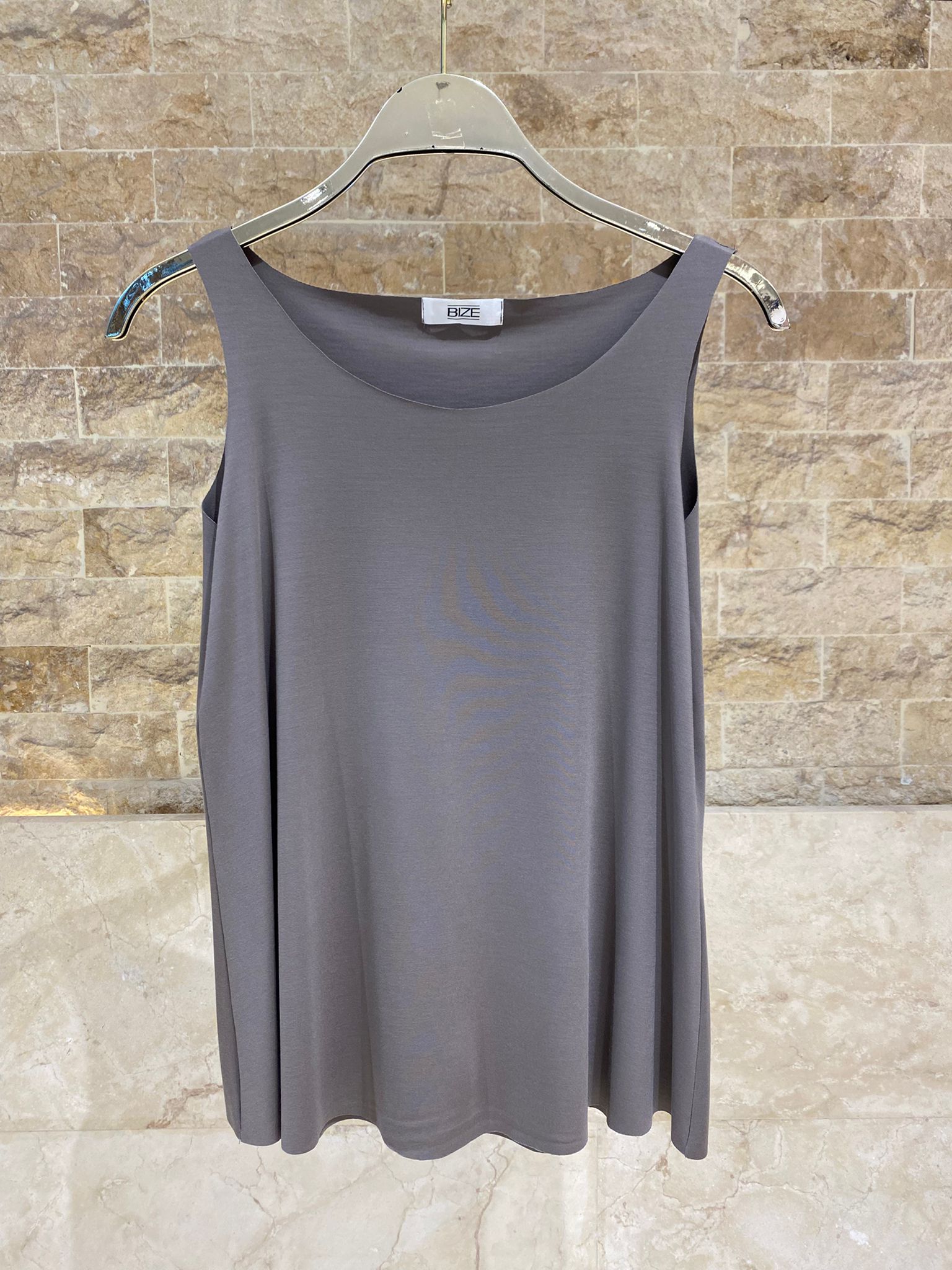26SS-BZ892 Sleeveless Tank Top - Brown Loft