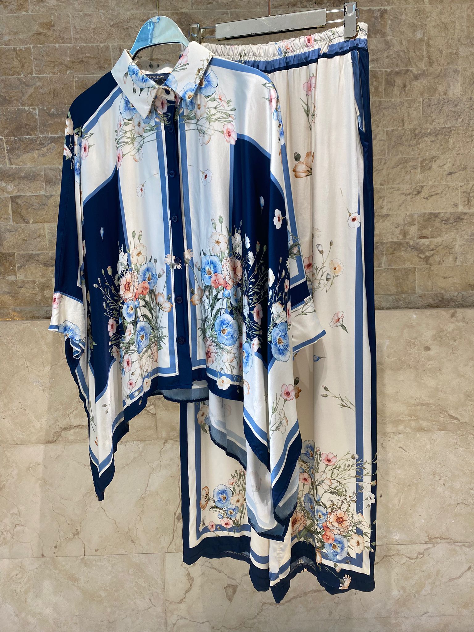 Satin Cape Shirt and Pants KD8871/99VS-6