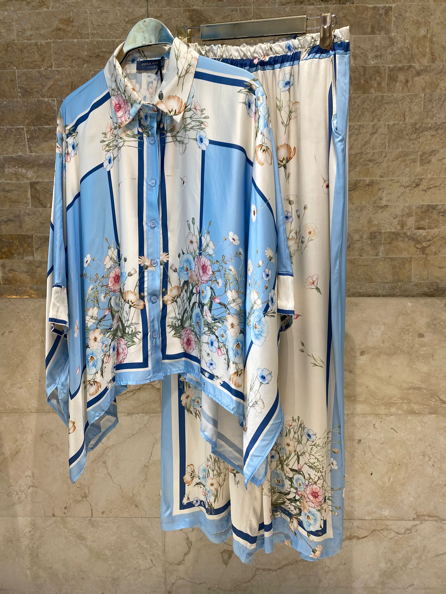 Satin Cape Shirt and Pants KD8871/99VS-6