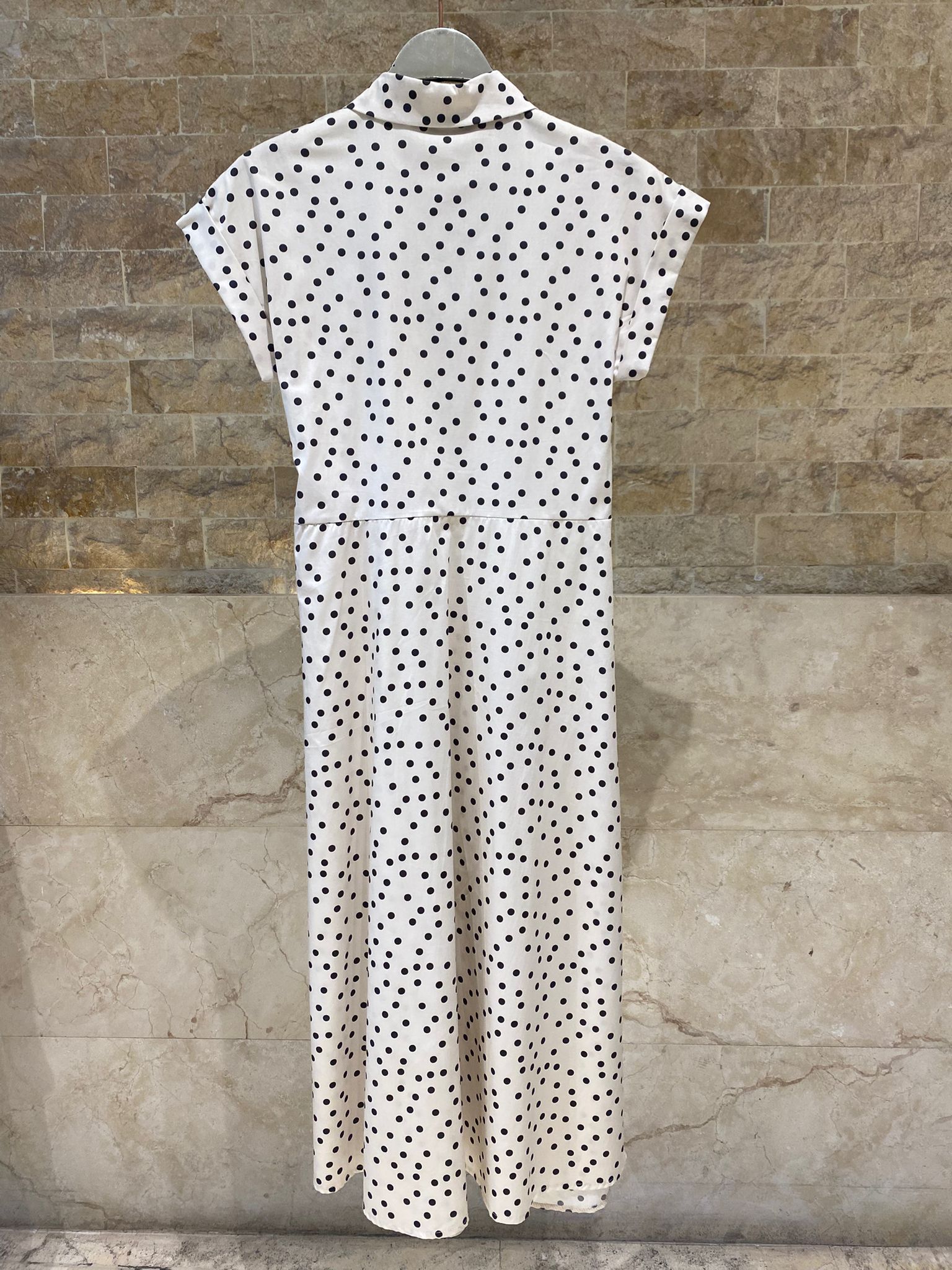 Polka Dot Long Dress TDM23824-4