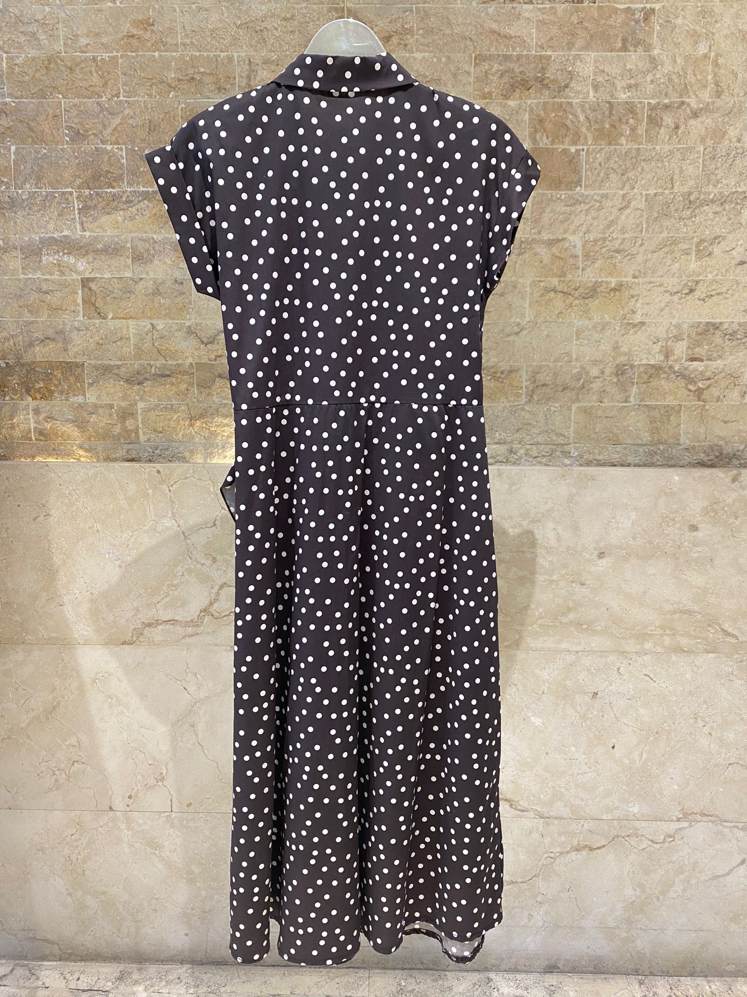 Polka Dot Long Dress TDM23824-4