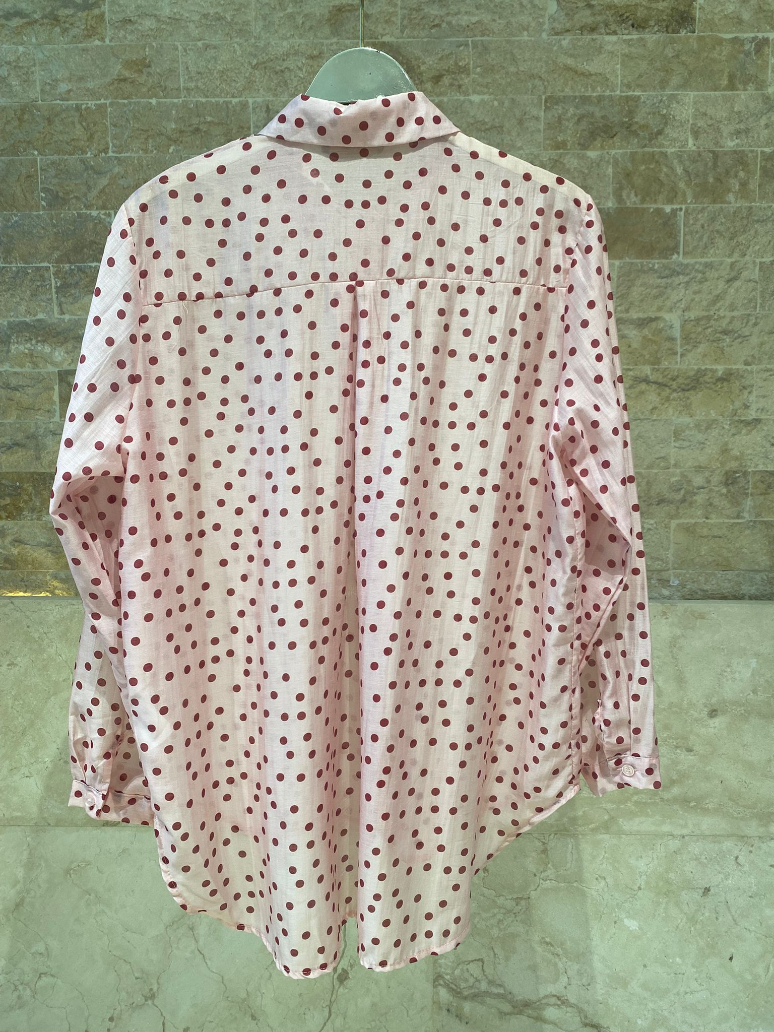 Polka Dot Print Shirt TDM50320-74