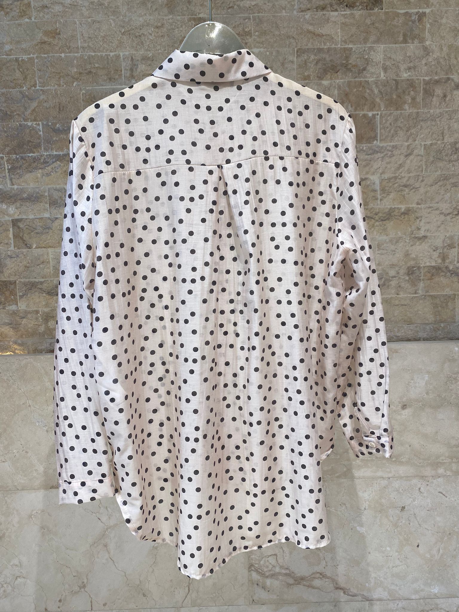 Polka Dot Print Shirt TDM50320-74