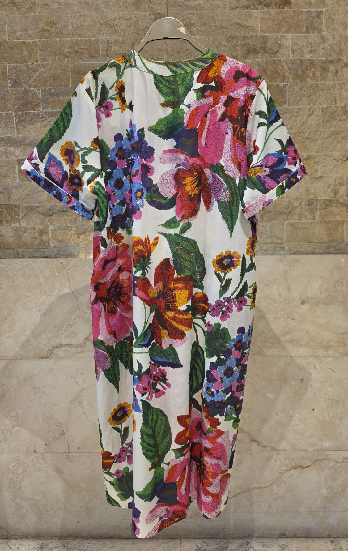 67916-1358 Floral Print Tunic Dress