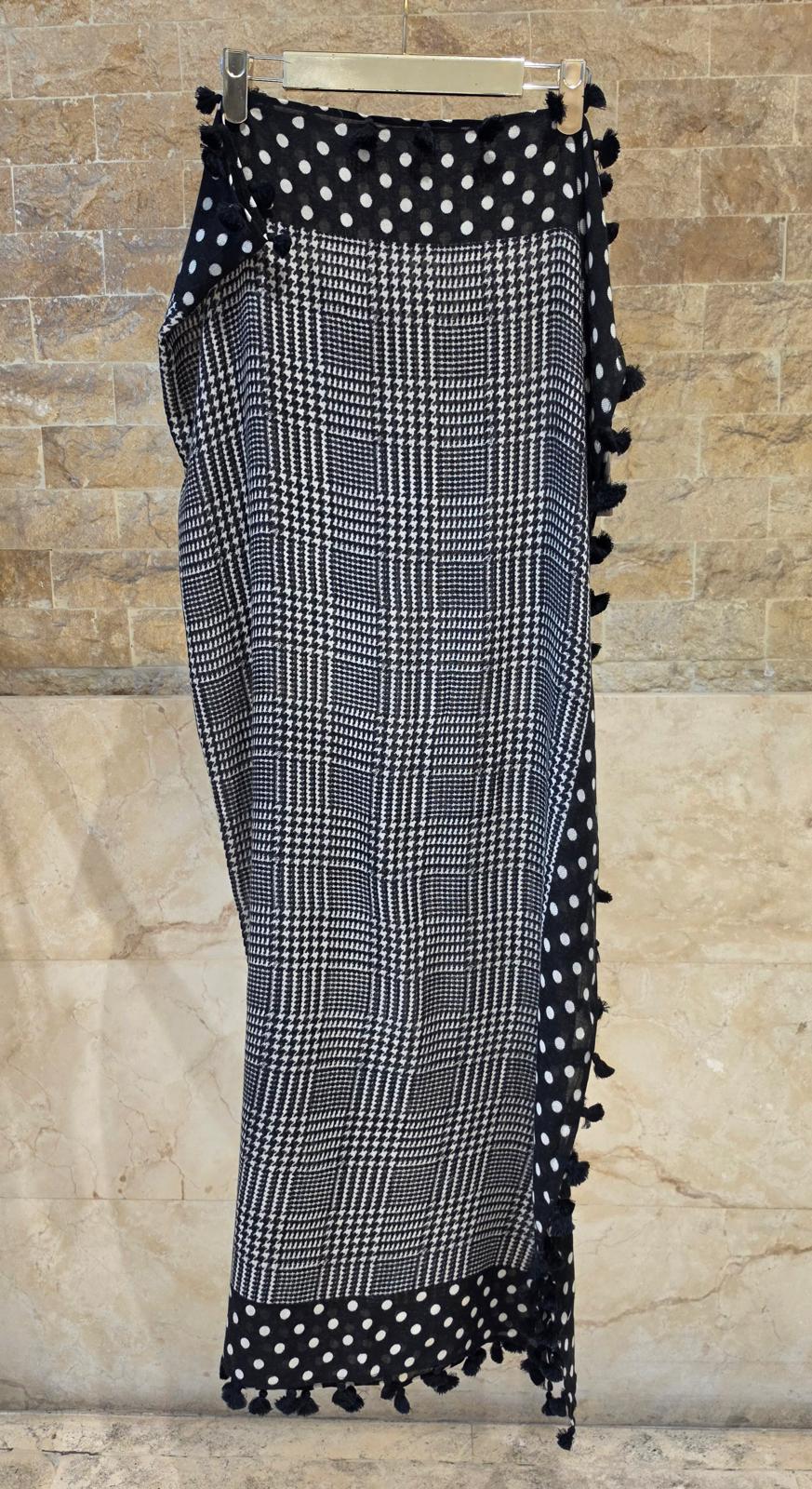 C21978 Mixed Pattern Scarf