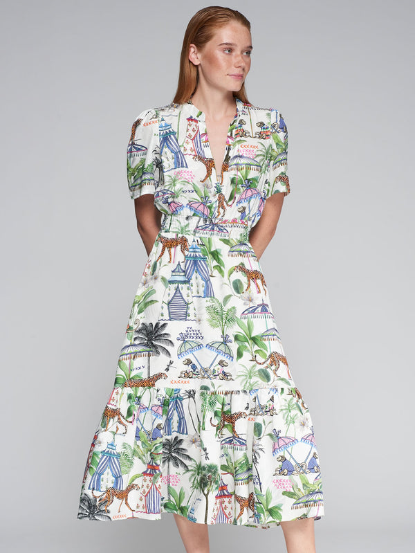 Jungle Print Dress - 32460