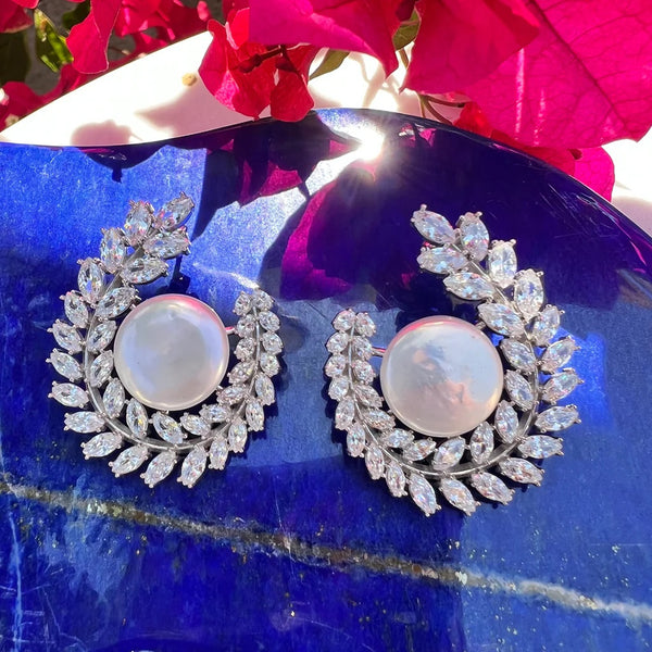Perla & Baroque Pearl Earrings