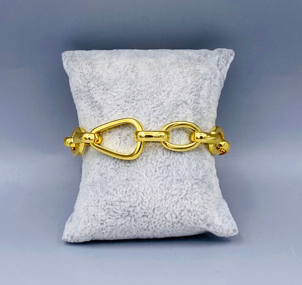 Oval Link Bracelet - NF1064B-1A