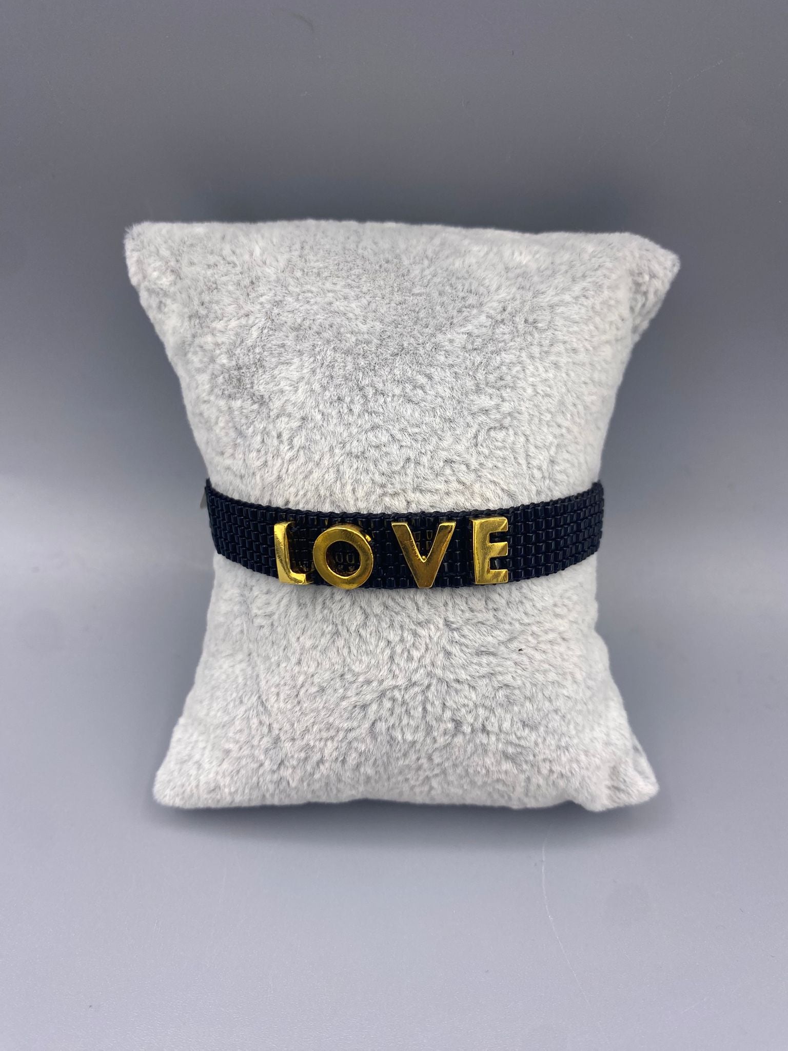 Love Letters B-GP-S 11296 Braided Beads Bracelet - Brown Loft