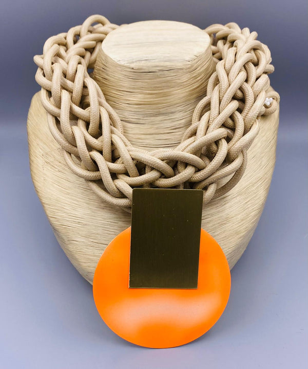 Disc Paint Necklace - 303162