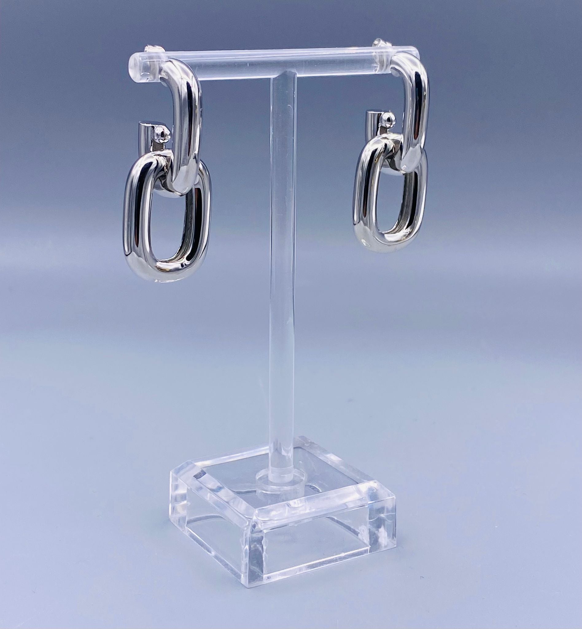 Oval Link Earrings - NF1064E-2