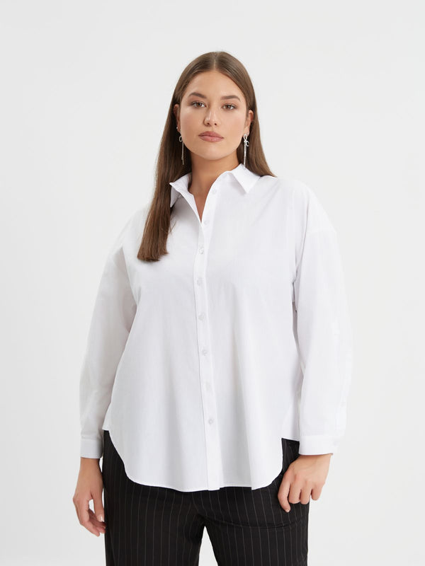 Oversized Long Back Shirt - 8201.3108