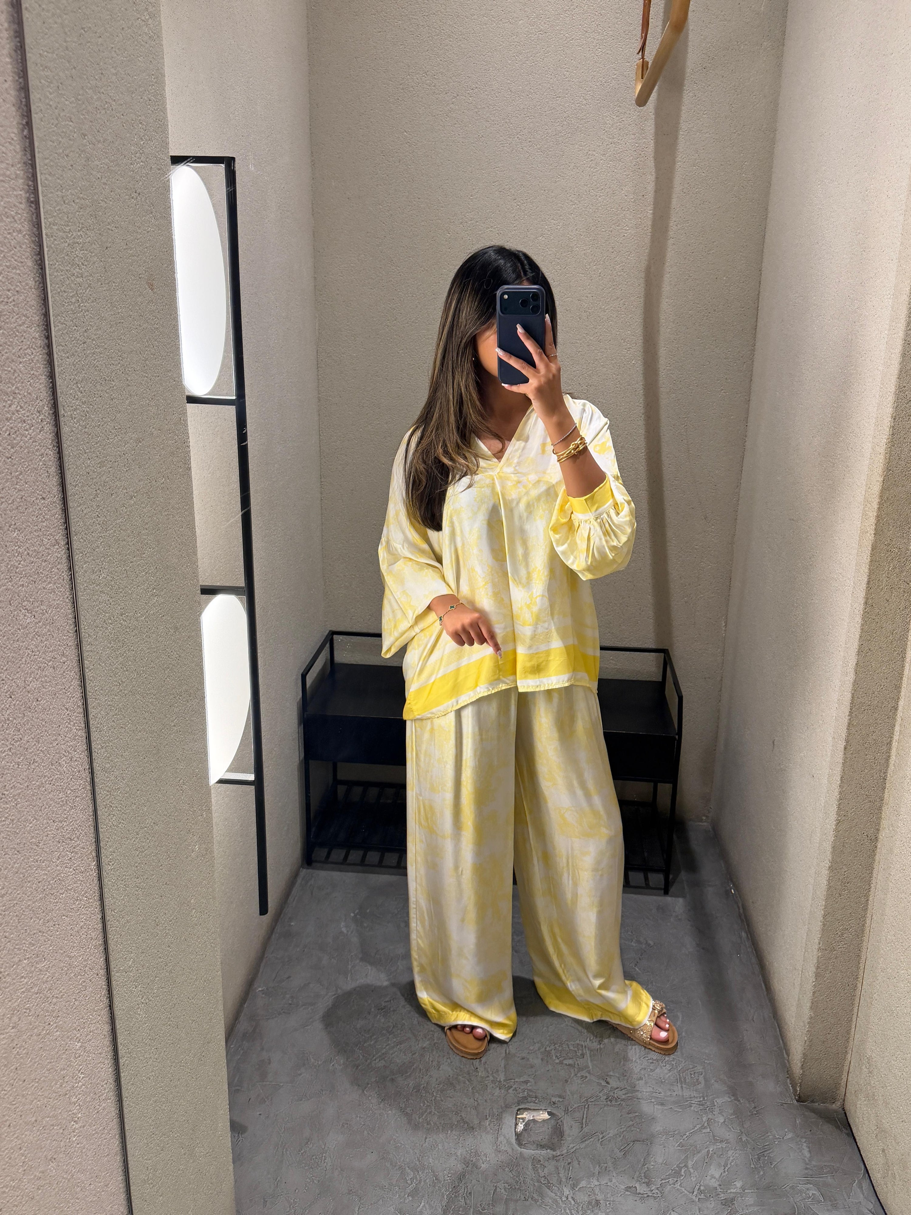 KD9968/6637-6 Toile de Jouy Satin Top and Pants