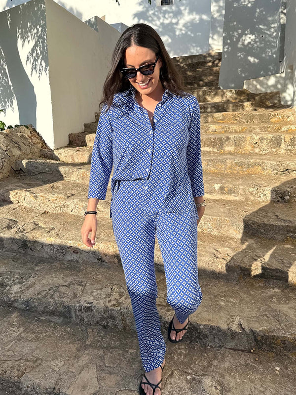 Geometric Print Shirt - 32247