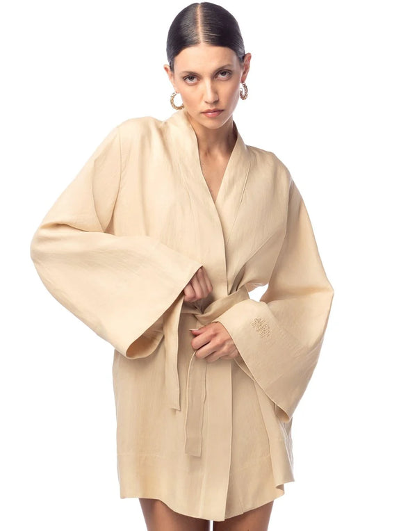St. Raphael Mini Dress Kimono