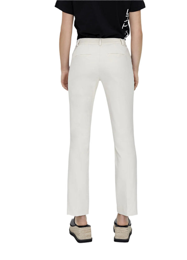 Pants with Faux Leather Stripe - LS2414018