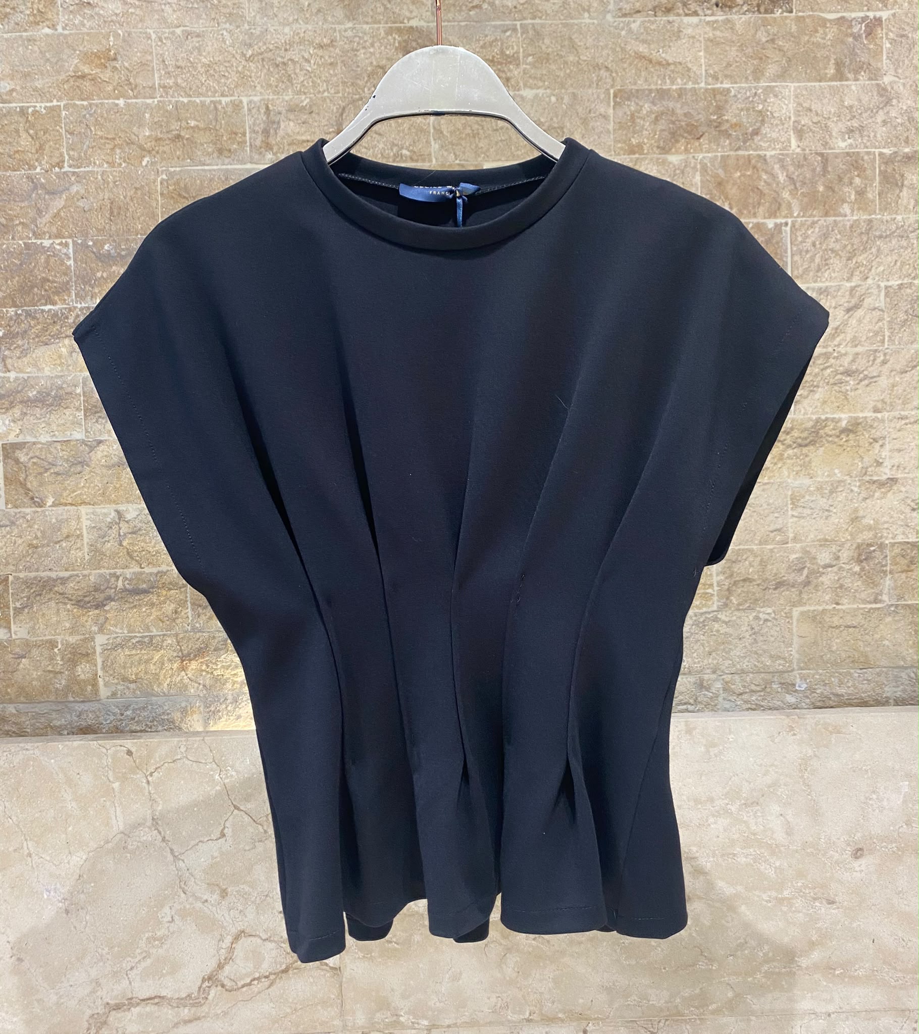 TTDM71725 Peplum Style Structured Top بلوزة بتصميم بيبلوم