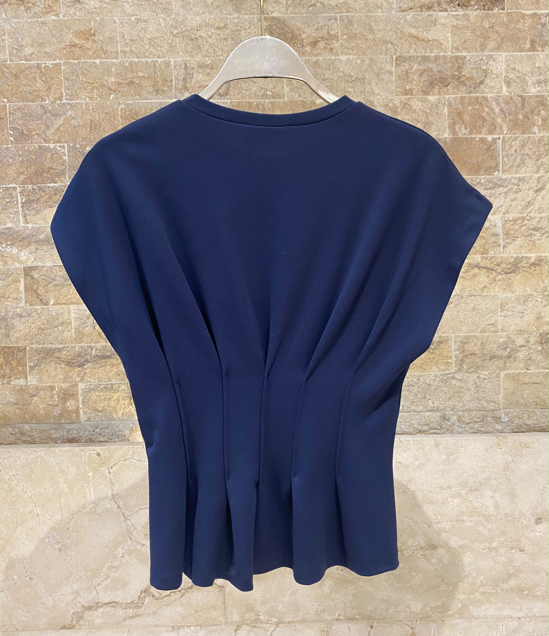 TTDM71725 Peplum Style Structured Top بلوزة بتصميم بيبلوم