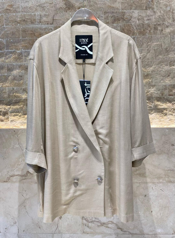 Oversized Linen Jacket - 8301.4011